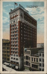 Hotel Washington Indianapolis, IN Postcard Postcard Postcard