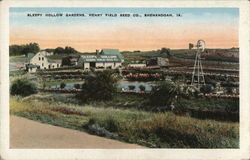 Sleepy Hollow Gardens Postcard