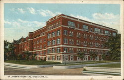 St. Joseph's Hospital Sioux City, IA Postcard Postcard Postcard