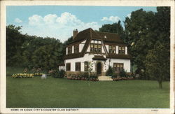 Home in Sioux City's Country Club District Postcard
