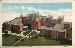 New University Hospital Iowa City, IA Postcard Postcard Postcard