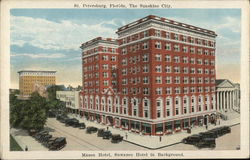 Mason Hotel, Suwanee Hotel in Background St. Petersburg, FL Postcard Postcard Postcard