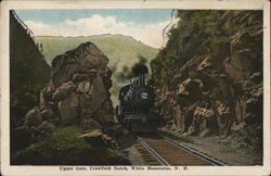 Upper Gate, Crawford Notch White Mountains, NH Postcard Postcard Postcard