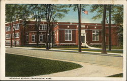 Memorial School Postcard