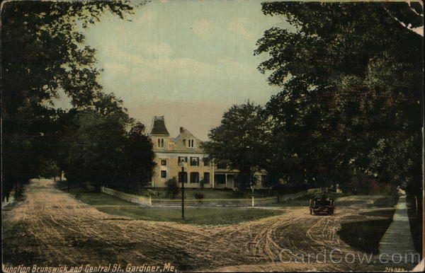 Junction Brunswick and Central Street Gardiner Maine