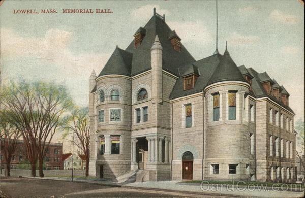 Memorial Hall Lowell Massachusetts