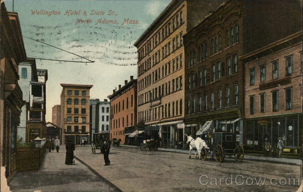 Wellington Hotel & State Street North Adams Massachusetts