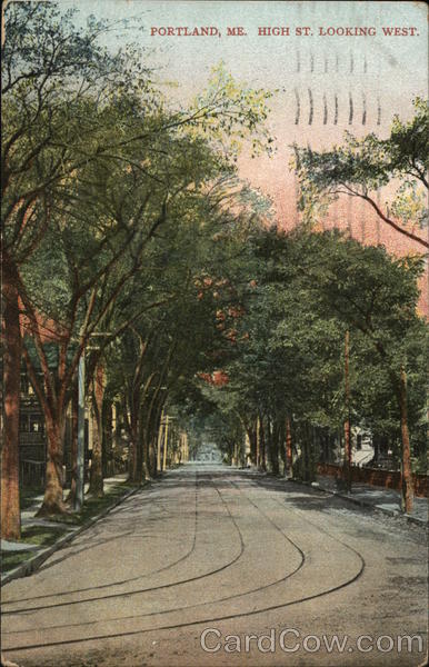High St. Looking West Portland Maine