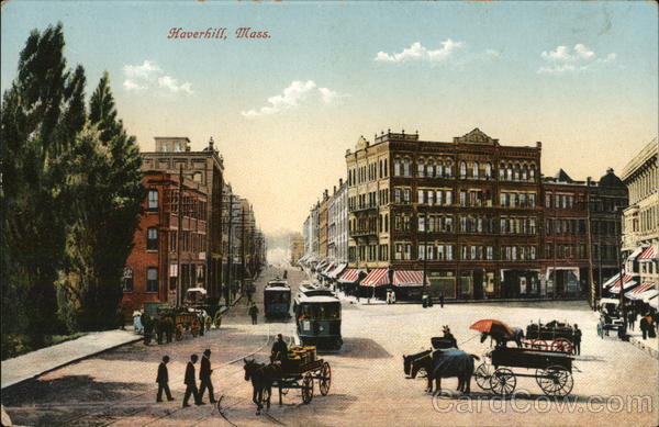 Street Scene Haverhill Massachusetts