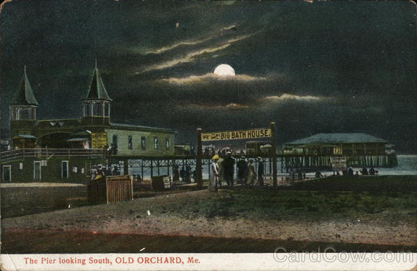 The Pier Looking South Old Orchard Beach Maine