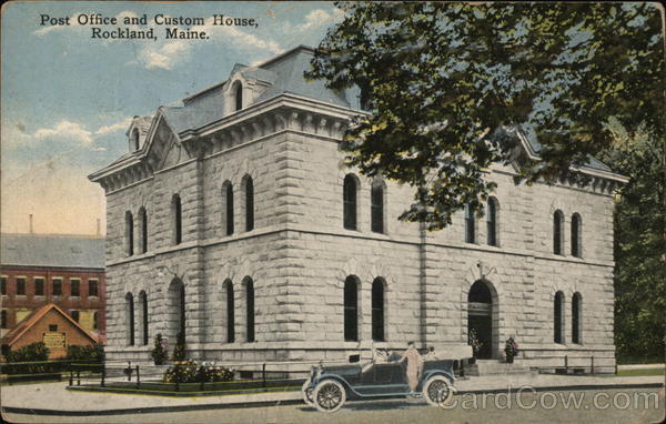 Post Office and Custom House Rockland Maine