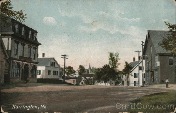 Downtown Street Harrington Maine