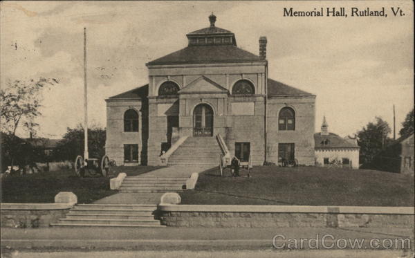 Memorial Hall Rutland Vermont