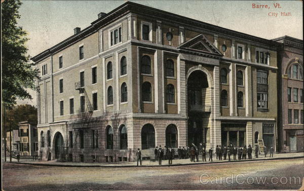 City Hall Barre Vermont