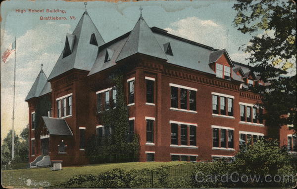 High School Building Brattleboro Vermont
