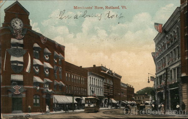 Merchants' Row Rutland Vermont