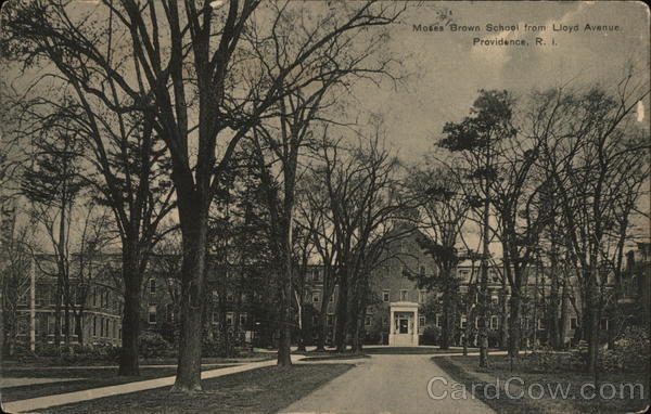 Moses Brown School from Lloyd Avenue Providence Rhode Island