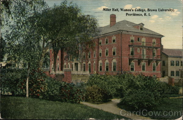 Miller Hall, Women's College, Brown University Providence Rhode Island