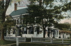 Harriet Beecher Stowe's House Postcard