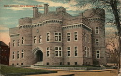 State Armory New Bedford, MA Postcard Postcard Postcard