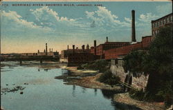 Merrimac River, Showing Mills Merrimac River, Showing Mills