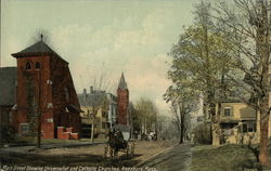 Main Street Showing Universalist and Catholic Churches Main Street Showing Universalist and Catholic Churches