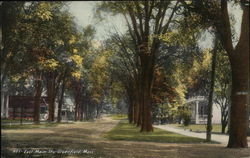 East Main St. Greenfield, Mass. Postcard