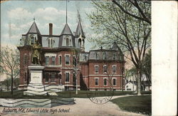 Edward Little High School Postcard