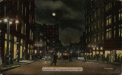 Congress Street at Night Congress Street at Night