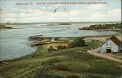 View of Portland Harbor from Great Diamond Island View of Portland Harbor from Great Diamond Island