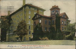 Wesson Memorial Hospital Springfield, MA Postcard Postcard Postcard