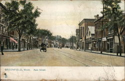 Main Street Greenfield, MA Postcard Postcard Postcard