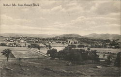 Bethel, Me. from Sunset Rock Postcard