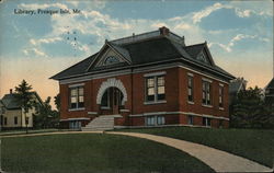 Library Postcard