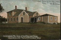 Home of Aunt Roxy and Reuey Postcard