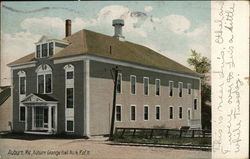 Auburn Grange Hall Postcard