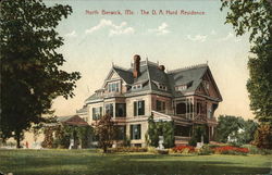 The D.A. Hurd Residence Postcard