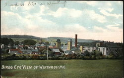Birds Eye View Postcard