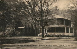 Chapel and Priest's Home, National Military Home Bath, NY Postcard Postcard Postcard