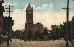 First Methodist Church Episcopal Gloversville, NY Postcard Postcard Postcard