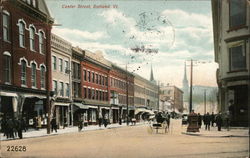 Center Street Rutland, VT Postcard Postcard Postcard