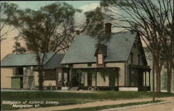 Birthplace of Admiral Dewey Montpelier, VT Postcard Postcard Postcard