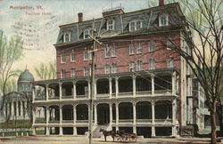 Pavilion Hotel Montpelier, VT Postcard Postcard Postcard