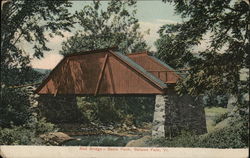 Red Bridge - Basin Farm Postcard