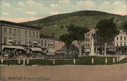 from C.V.R.R. Depot Northfield, VT Postcard Postcard Postcard