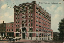 Hotel Vermont Burlington, VT Postcard Postcard Postcard