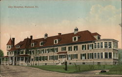 City Hospital Rutland, VT Postcard Postcard Postcard