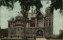 Post Office Auburn, NY Postcard Postcard Postcard