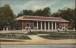 The Post Office Building, Chautauqua Institution Postcard