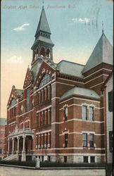 English High School Postcard